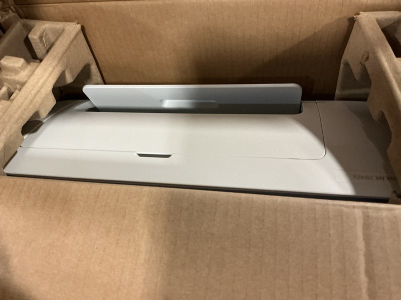 Condition photo showing As Is for hp deskjet 2842e wireless all-in-one color inkjet printer (blue)  scanner  copier  6 months instant ink