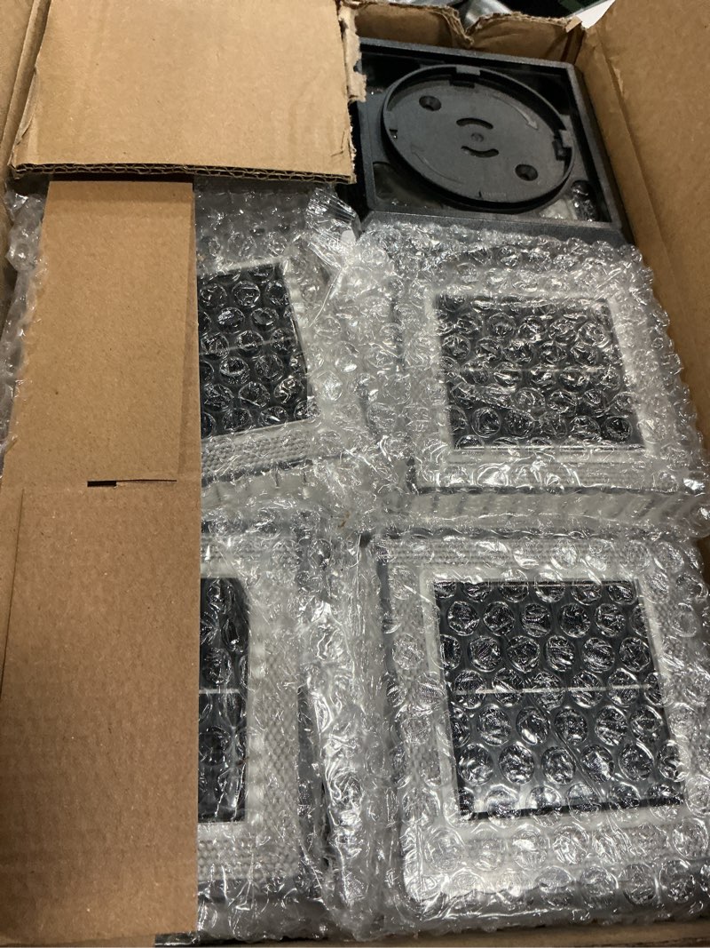 Condition photo showing Good Condition for solar post cap lights: 12 pack fence post lights outdoor 3000k with clear lampshade for 4×4/3.5×3.5 wooden/vinyl posts, ip65 waterproof 10-12h lasting for backyard deck patio