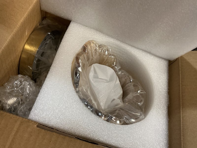 Condition photo showing New/Like New for Vintage Battery Operated Wall Sconce, Rechargeable Battery Powered Wall Sconces with Remote Control, Wireless Dimmable LED Light for Bedside Indoor Living Room (Amber Lily) Lily Amber Battery Operated (1 pack)