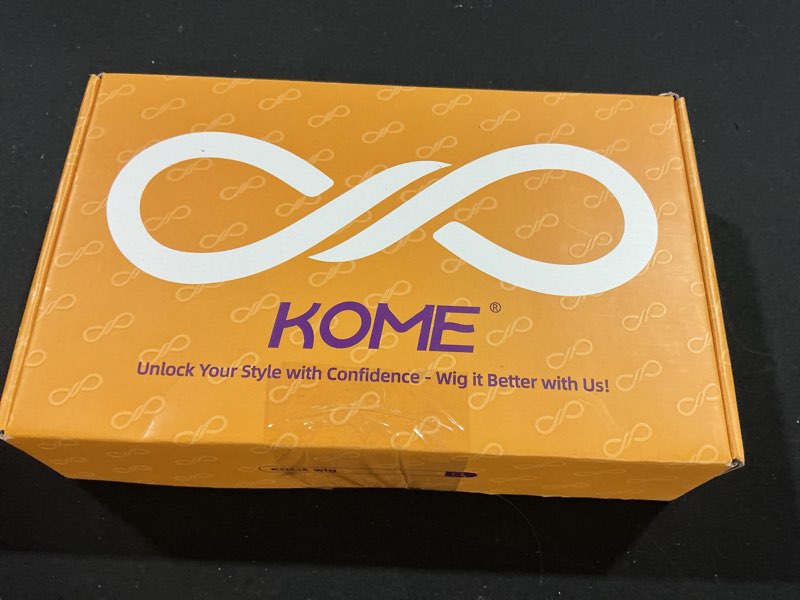 Condition photo showing Good Condition for KOME Dirty Blonde Synthetic Lace Front Wig,13×6 Pre Plucked Curly Glueless Wigs for Women Daily Part