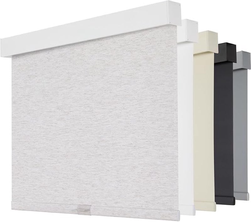 persilux cordless blackout roller shades with valance, thermal insulated fabric window blinds, uv protection shades for home and bedroom ( linen 37\\\\\\\" w x 72\\\\\\\" h) 37\\\\\\\"w x 72\\\\\\\"h