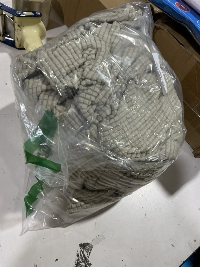 Condition photo showing New/Like New for PrinceDeco Stretch Armless Futon Cover Futon Slipcover Full Queen Size Futon Couch Cover Futon Sofa Cover Futon Bed Cover Furniture Protector with Elastic Bottom, Checked Pattern Jacquard, Sand