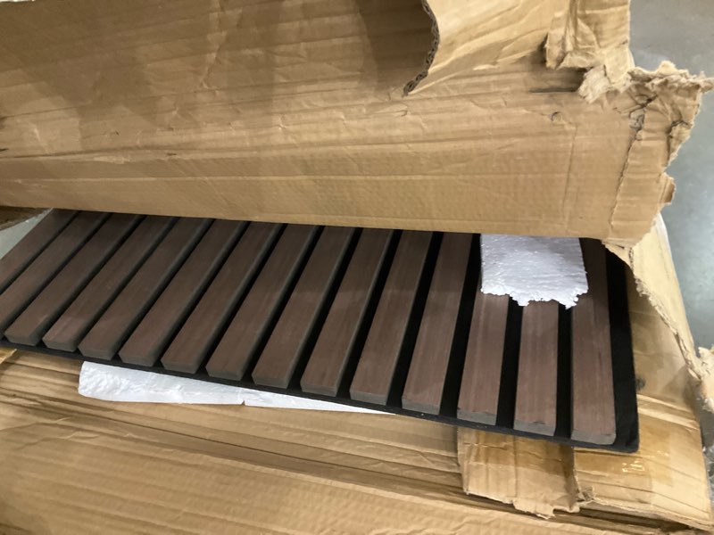 Wood acustic slat wall panel 