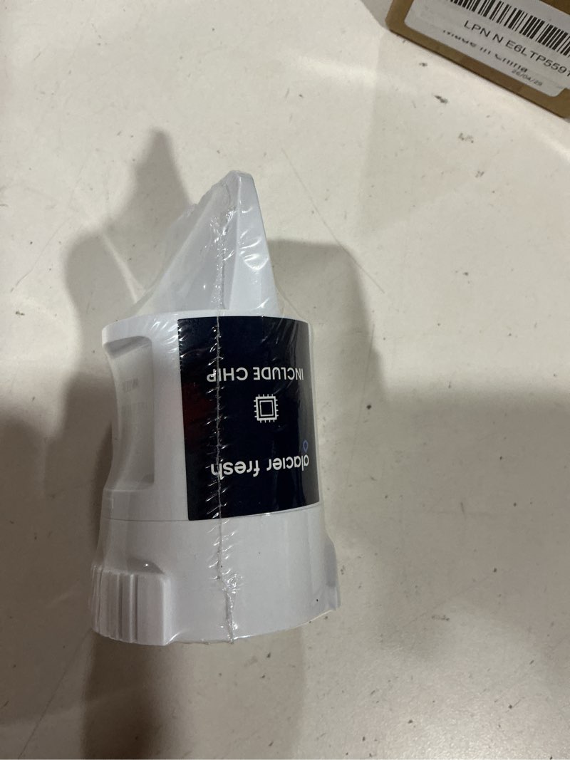 Condition photo showing New/Like New for glacier fresh wr17x33825 bypass filter plug compatible with ge xwfe refrigerators with rfid chip, replaces ap6989494, wr17x30044, pd00064213, ps16217315, eap16217315