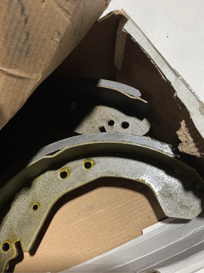 Condition photo showing As Is for raybestos 593pg professional grade drum brake shoe set