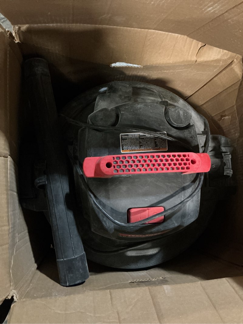 Condition photo showing As Is for CRAFTSMAN CMXEVBE17595 16 Gallon 6.5 Peak HP Wet Dry Vac, Heavy-Duty Shop Vacuum Wet and Dry with Filter, Dust Bag, Hose and Attachments for Home Projects & Renovations