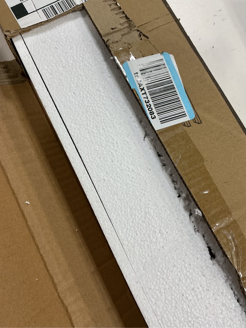 Condition photo showing New/Like New for boswillon 23.6 inch long floating shelves - 2 set farmhouse wall shelf for bedroom, nursery book shelf with lip, picture ledge shelf for wall decor living room bathroom kitchen - walnut walnut 23.6 in