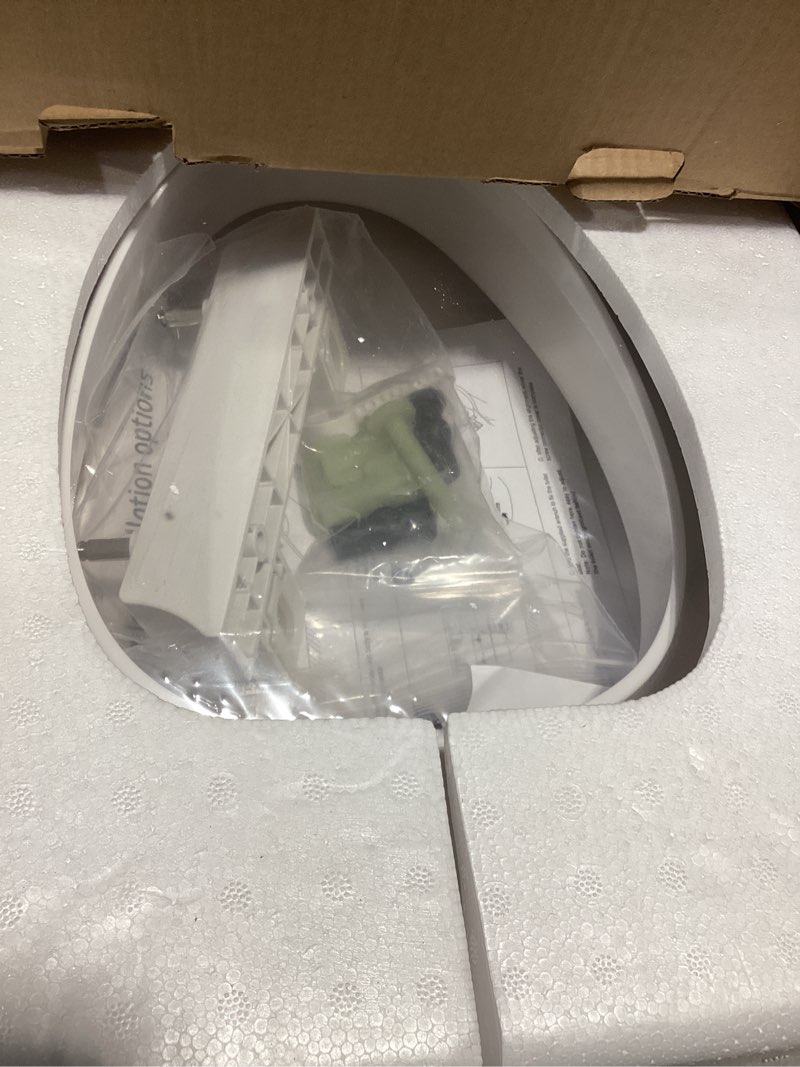 Condition photo showing New/Like New for Raised Toilet Seat with Lid 4?Inch Toilet Riser – Easy Tool?Free Installation Fits Standard & Elongated Toilets Senior, Disabled & Pregnant Support Secure Lock, Durable Plastic