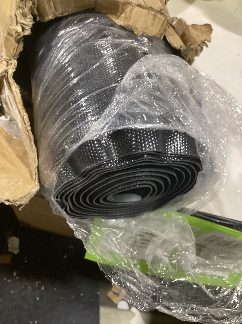 Condition photo showing Good Condition for 3' x 10' High Traffic Guard Doormat, Commercial Grade Door Floor Mat Striped Brush Step Entrance Mat with Rubber Backing, Low Profile Commercial Rugs for Entryway, Easy to Clean(Jet Black) Jet Black 3'4" x 10' (Rectangular)