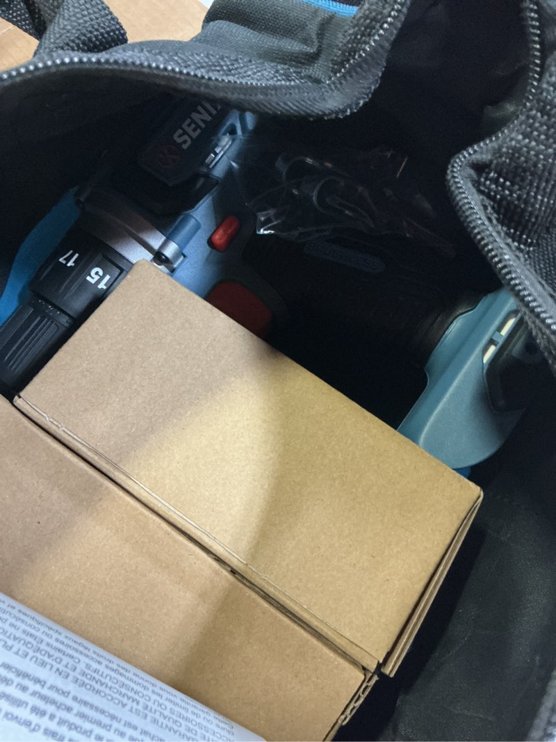 Condition photo showing New/Like New for senix x2 20-volt 1/2-in keyless brushless cordless drill (1-battery, charger and soft bag included)