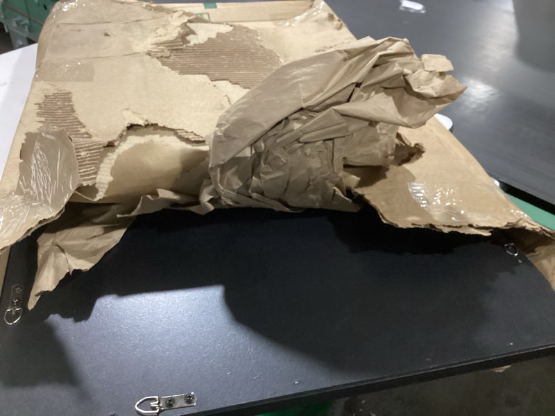 Condition photo showing Good Condition for Wocred 2 PCS Square Wall Mirror,Gorgeous Rustic Farmhouse Accent Mirror,Black Entry Mirror for Bathroom Renovation,Bedrooms,Living Rooms and More(20”x20”) Black 20x20 inch