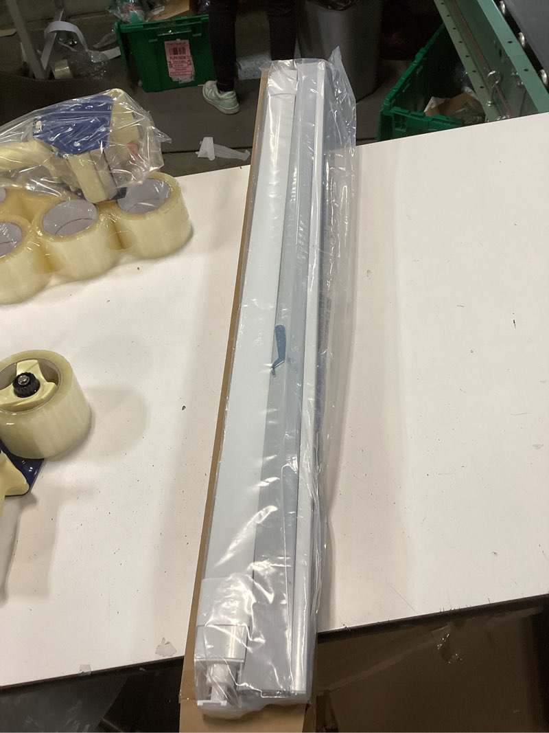 Condition photo showing New/Like New for LazBlinds No Tools No Drill Cordless Cellular Shades, Blackout Light Blocking Honeycomb Shades for Home, Thermal Insulation Blinds for Windows, 39" W x 48" H, White Blackout-white 39" W x 48" H