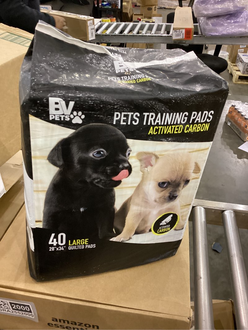 Condition photo showing New/Like New for BV XL Puppy Pads X-Large Leak-Proof 28"x34" [40CT] | Carbon Pee Pads for Dogs Ultra Absorbent - Charcoal Dog Pee Pads Extra Large - Dog Pads XL - Potty Pads for Dogs, Training Pads for Dogs, Dog Pad