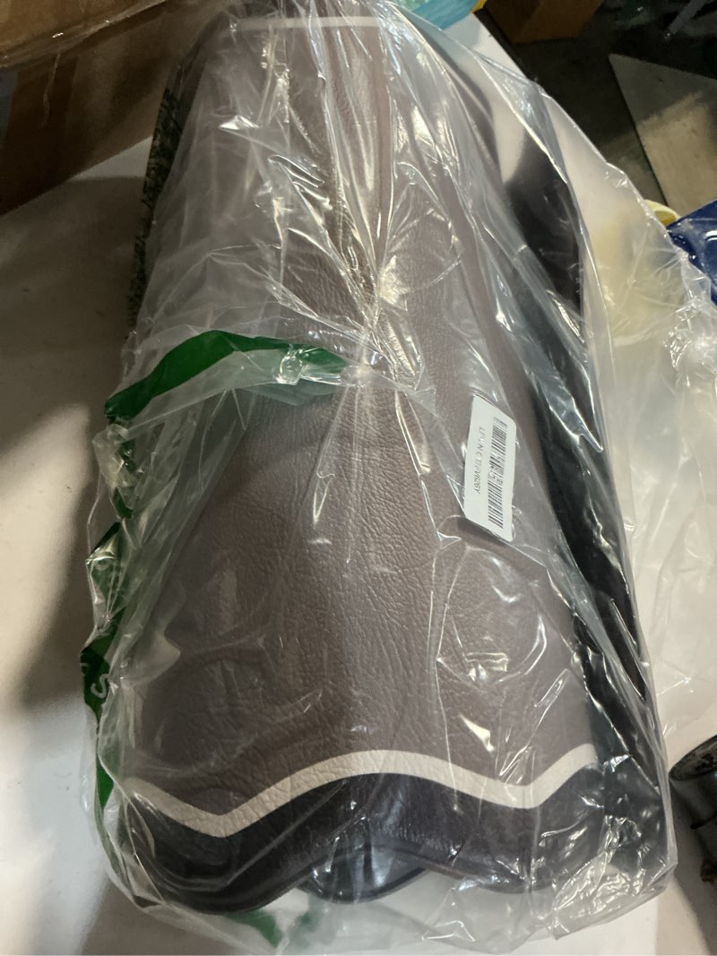 Condition photo showing Good Condition for arenarug scalloped black gray kitchen mats rugs sets of 2 cushioned anti fatigue floor mat waterproof kitchen rugs non slip foam comfort standing mat for sink laundry bi-tone- black gray 17.3"x30"+17.3"x47"