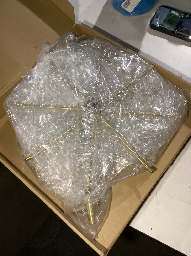 Condition photo showing Good Condition for uxcell Keychain Display Stand, 1Pcs - Metal 2-layer Rotating Jewelry Display Stand with 8 Hook, Adjustable Display Rack for Necklace Craft Shows (Gold) 2-layer Gold