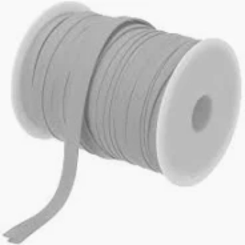 tewadoo bias tape double fold 5/8 inch - gray 55 yards polyester binding tape for sewing, quilt bind