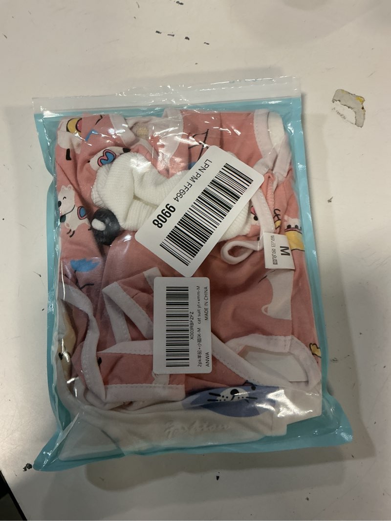 Condition photo showing Good Condition for ANWA 2 Pack Cat Recovery Suit - Breathable Cat Onesie for Cats After Surgery Female, Kitten Surgery Recovery Suit Female Abdominal Wounds Alpaca + Kitten Medium