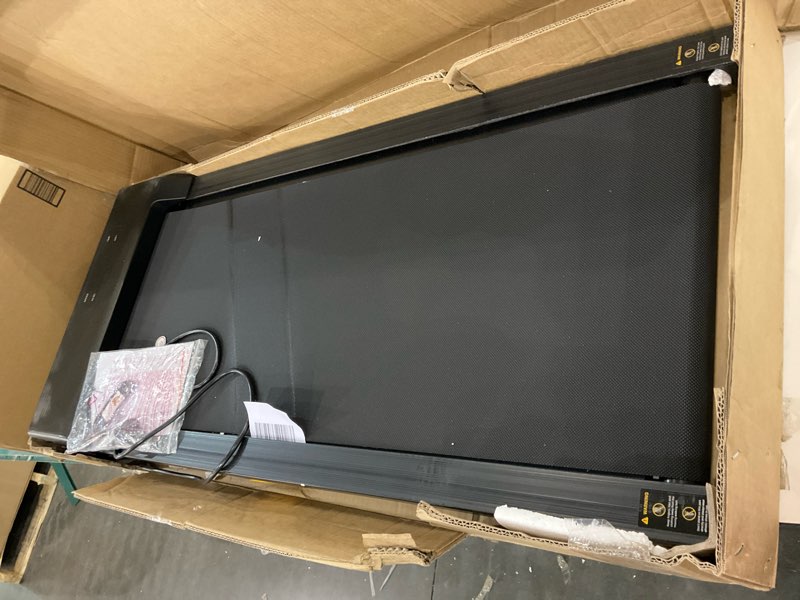 Condition photo showing New/Like New for Walking Pad with 9% Incline, Compact Under Desk Treadmill for Home, 2.5HP Powerful 3 in 1 Portable Treadmill with Remote Control, Walking Pad for Home and Office