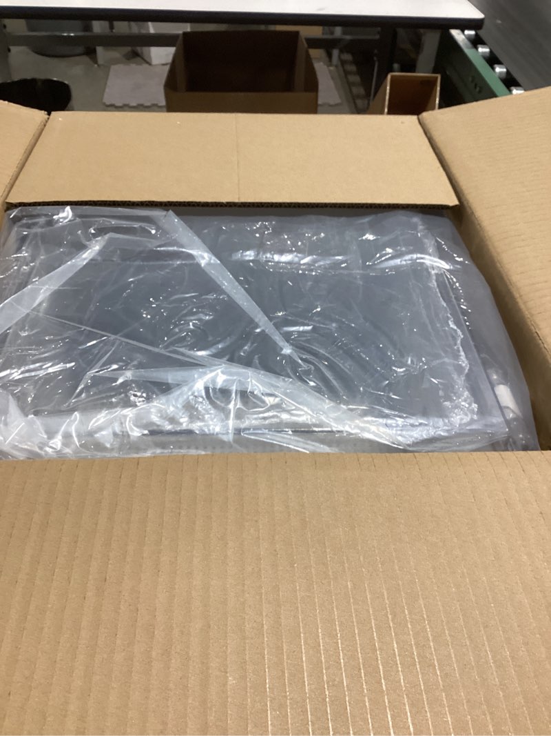 Condition photo showing Good Condition for ABS Electrical Junction Box, Ventilated Design, Cable Grommets, IP65 Waterproof Enclosure, Indoor/Outdoor Use with Mounting Panel.. (Clear Cover, 17.7"x13.7"x7.9") 17.7"x13.7"x7.9" Clear Cover