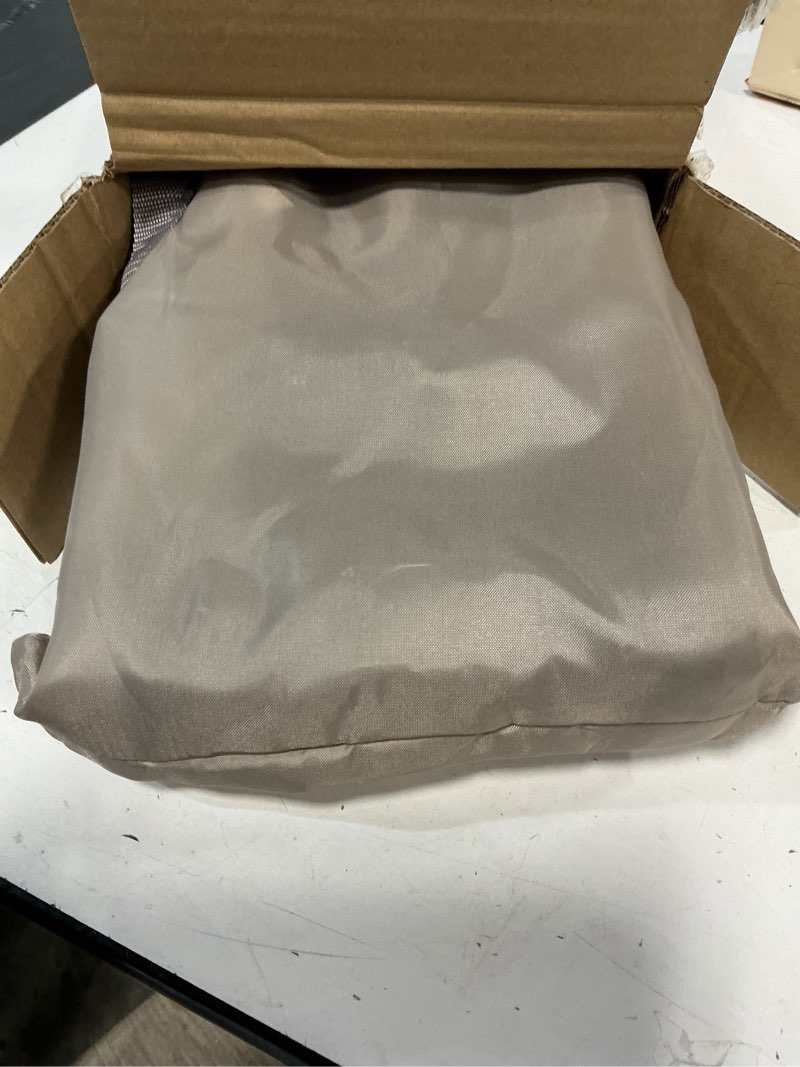 Condition photo showing New/Like New for daisy cot, medium foldable elevated dog bed, portable raised outdoor folding dog cot, cooling, chew proof, waterproof, heavy duty up to 160 lbs for camping/home, brown, 32"x 19"x6" brown medium