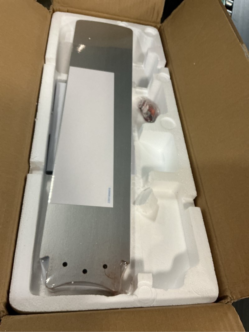 Condition photo showing Good Condition for 52 Inch Brushed Nickel Ceiling Fans with Lights and Remote,LED Low Profile Flush Mount Ceiling Fan for Bedroom, Living Room,Patio,Quiet DC Motor,5 Blades Brushed Nickel 52 Inch