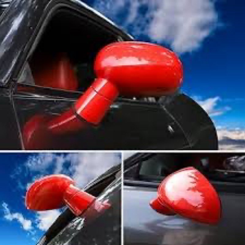 Voodonala for Challenger Rearview Mirror Cover Side Mirror Trim Shell Cover Decoration Trim for 2009