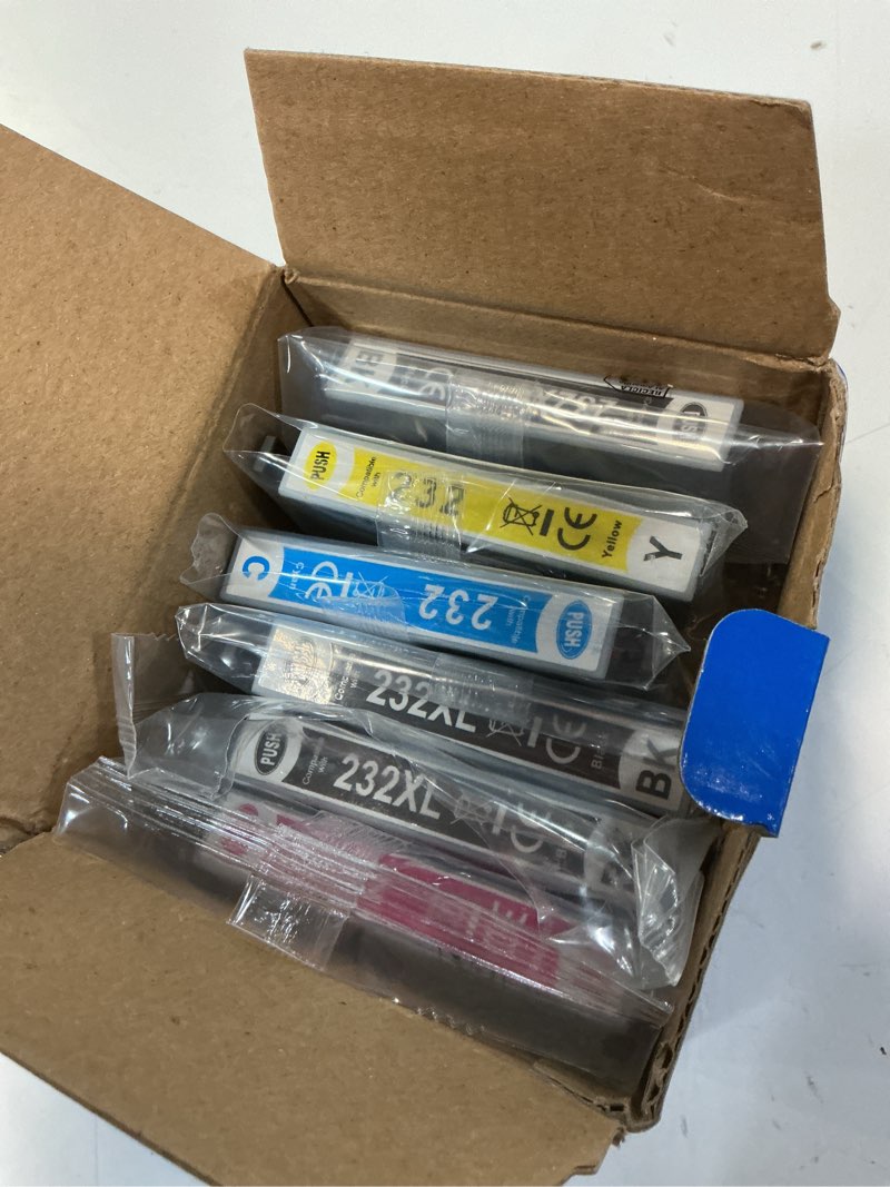 Condition photo showing Good Condition for remanufactured replacement for epson 232xl 232 ink cartridges combo pack work with expression home xp-4200 xp-4205 workforce wf-2930 wf-2950 printer 3 black 1 cyan 1 magenta 1 yellow