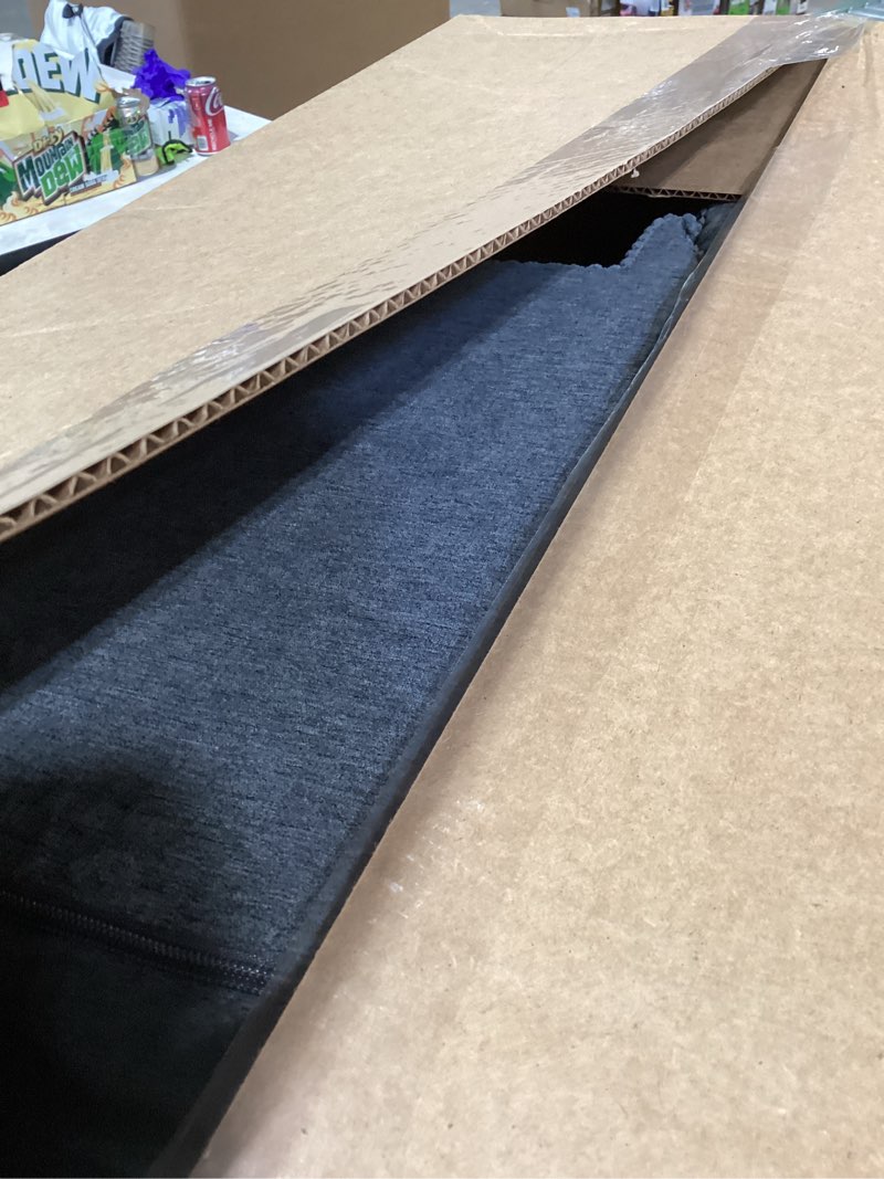 Condition photo showing Good Condition for 4-step dog stair and ramp for small dogs and cats, pet steps for bed with non-slip bottom, grey 4-step grey