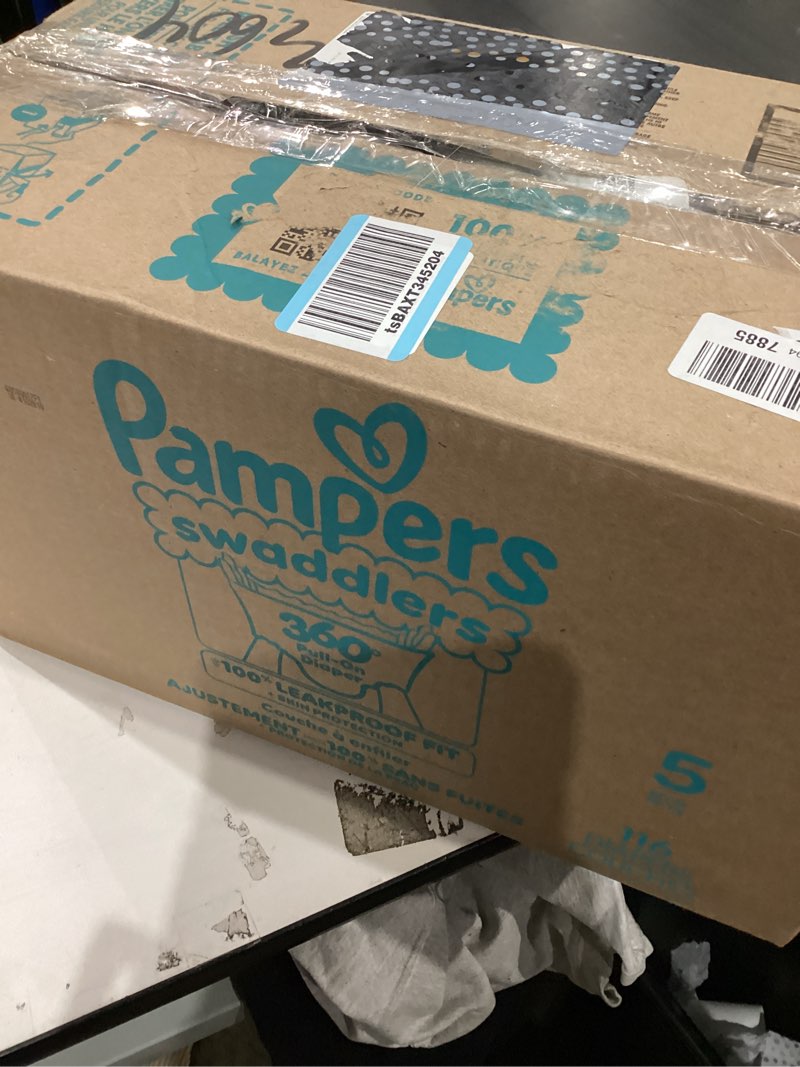 Condition photo showing Good Condition for pamper swaddlers size 5 116 diapers 