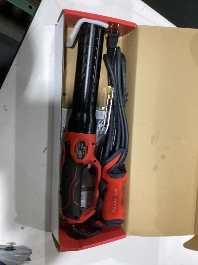 Condition photo showing New/Like New for 1500w electric charcoal starter with 10ft cable, 60s rises to 1100? fire lighter with air blower for grill, bbq, chemical free heated fire starter with gloves included
