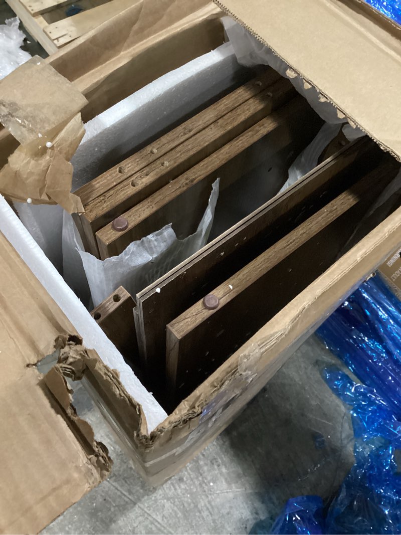 Condition photo showing Good Condition for VASAGLE Shoe Storage Cabinet, 10 Tier Shoe Rack Organizer, Holds Up to 30 Pairs of Shoes, for Entryway Bedroom, 12.6 x 24.8 x 73.6 Inches, Rustic Walnut ULBS273T41