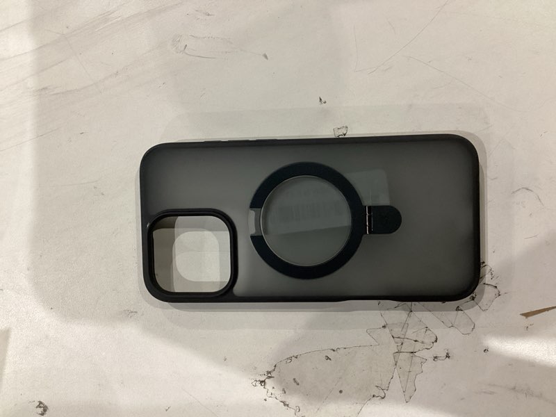 Condition photo showing Good Condition for casekoo ultra-magnetic stand for iphone 16 pro max case [military drop protection] [compatible with magsafe] shockproof translucent matte slim ring holder case for iphone 16 promax 6.9", black black for 16 pro max case 6.9"