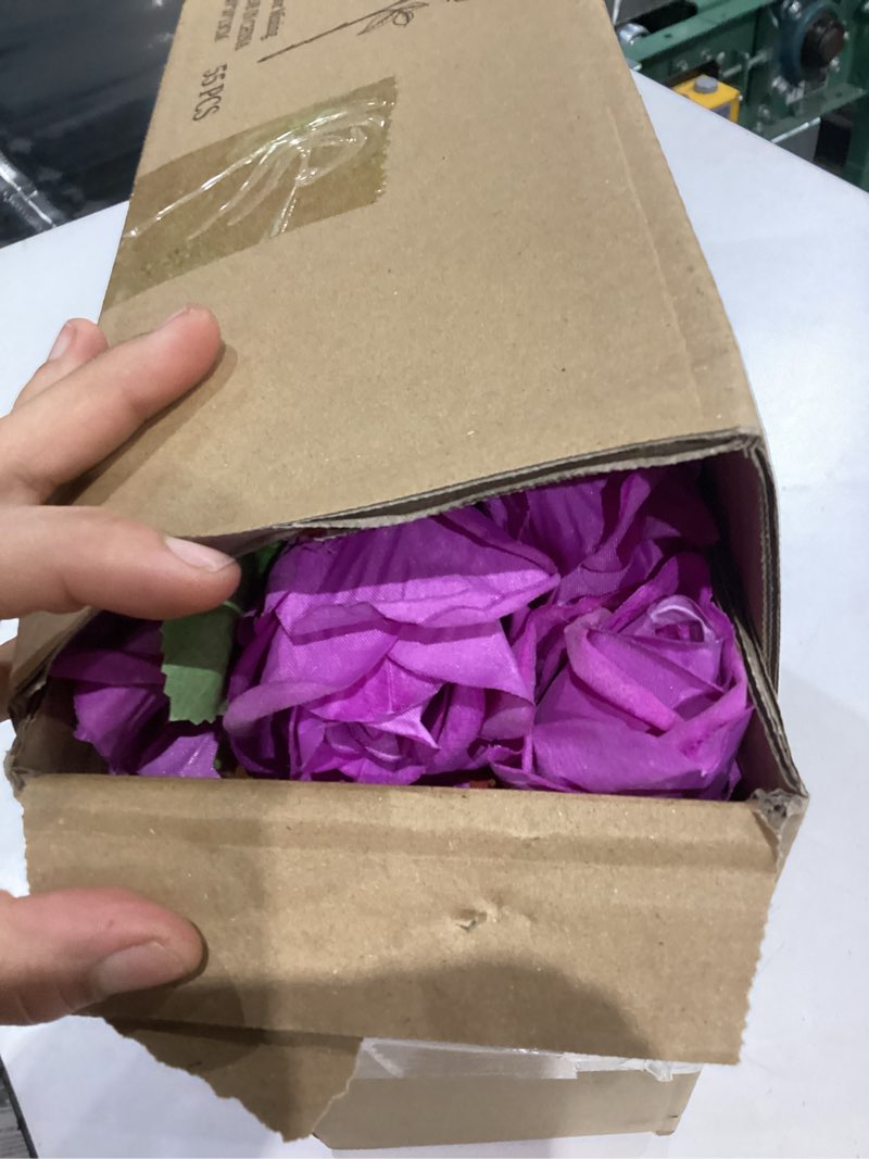 Condition photo showing Good Condition for 50 PCS Green Roses Artificial Flowers,Fake Green Roses Bouquet,Greens Artificial Silk Rose with Stems for DIY Wedding Flowers Decoration, Valentines Day, Bridal Bouquet Rose,Wedding Decoration Green 50 Pcs