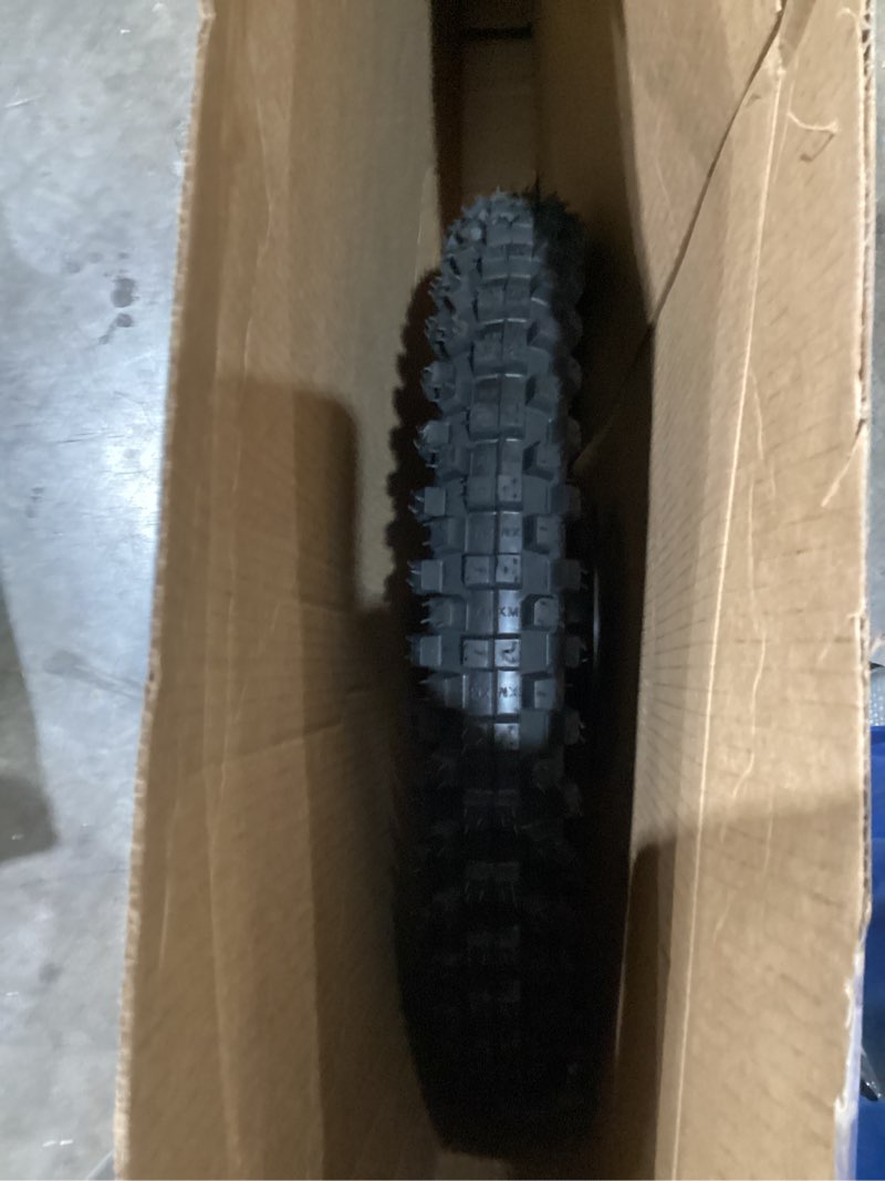 70/100-17 Front Wheel Tire (2.75x17) Inner Tube 1.6x17 Rim With 12mm Inner Bearing Assembly 190mm Br