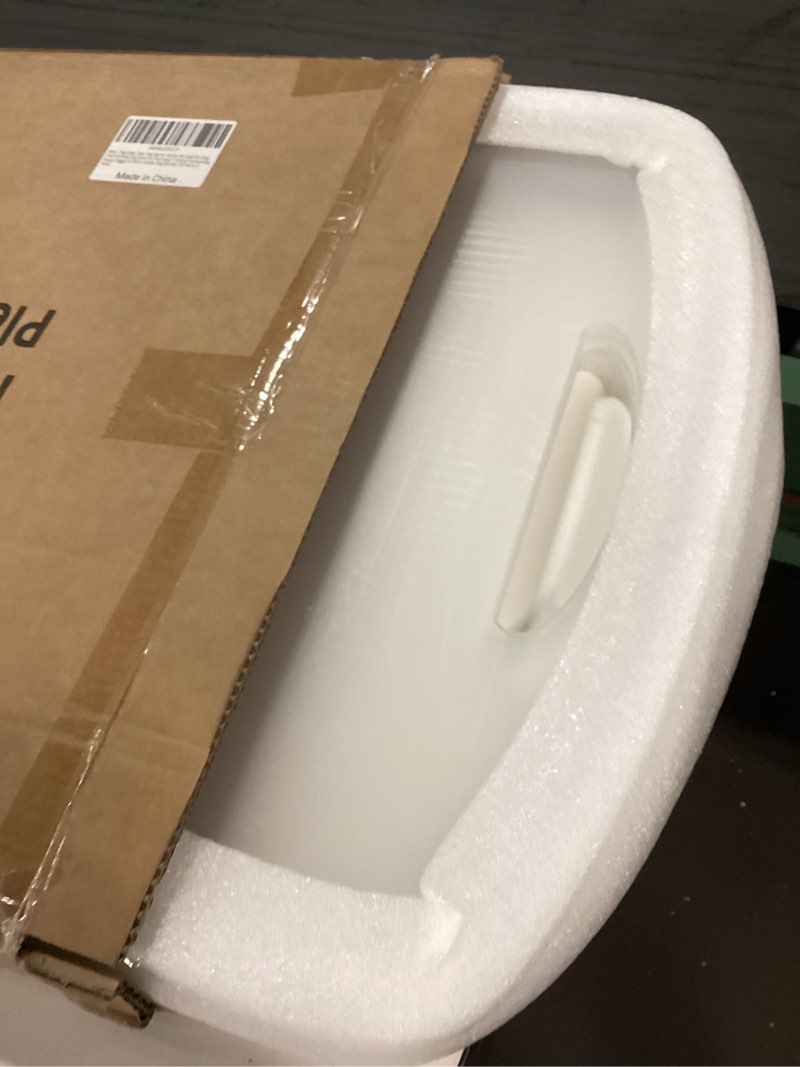 Condition photo showing Good Condition for Dog Gate, Clear Acrylic Pet Gate for Dogs, Free Standing Pet Gates for Doorways, Folding Freestanding Puppy Doggy Cat Fence Inside, Dog Barriers for Home 3 Panel 3-Panel