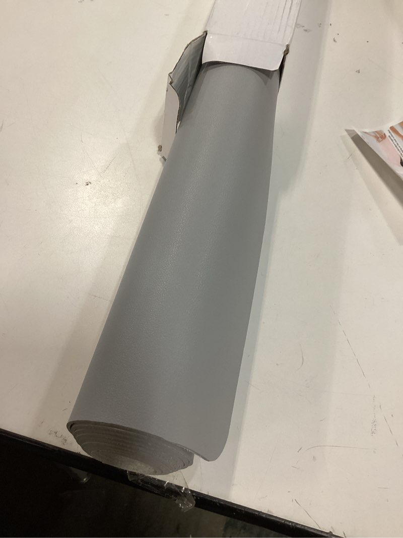 Condition photo showing Good Condition for Aothia Faux Leather Desk Mat – Large Mouse Pad, Non-Slip PU Leather Blotter, Waterproof Writing Surface for Office and Home (Light Grey, 47.2" x 23.6") 47.2" x 23.6" Light Grey