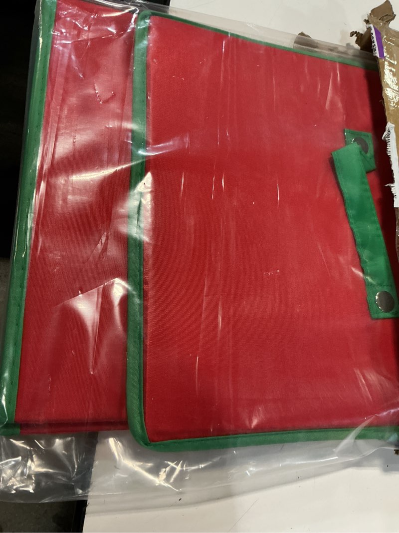 Condition photo showing Good Condition for wrapping paper storage box - holds 20 rolls of gift wrap - upright container with dividers - for holiday and christmas wrap by elf stor (red) 20 roll (pack of 1) red container