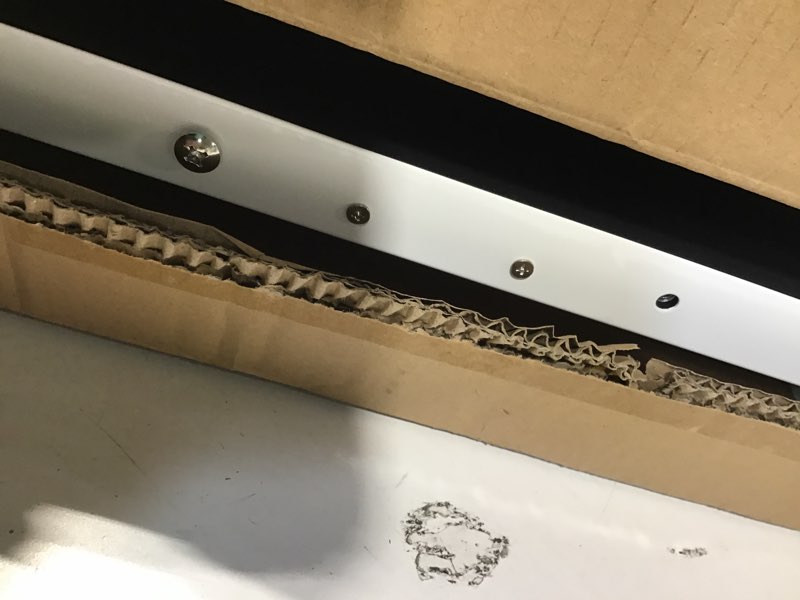 Condition photo showing New/Like New for Hansong Vanity Mirror with Lights: Hollywood Lighted Makeup Mirror with 15 LED Bulbs, 22.8''x18'' Light Up Mirror with 3 Colors Modes for Desk, Large Mirrors with USB Charging Port for Bedroom, White A-white