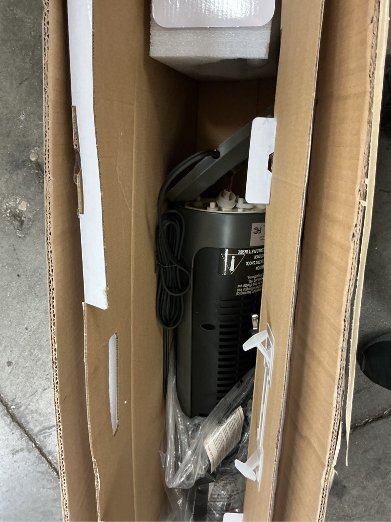 Condition photo showing As Is for Dr Infrared Heater DR-238 Carbon Infrared Outdoor Heater for Restaurant, Patio, Backyard, Garage, and Decks, Standard, Black Without Thermostat Black