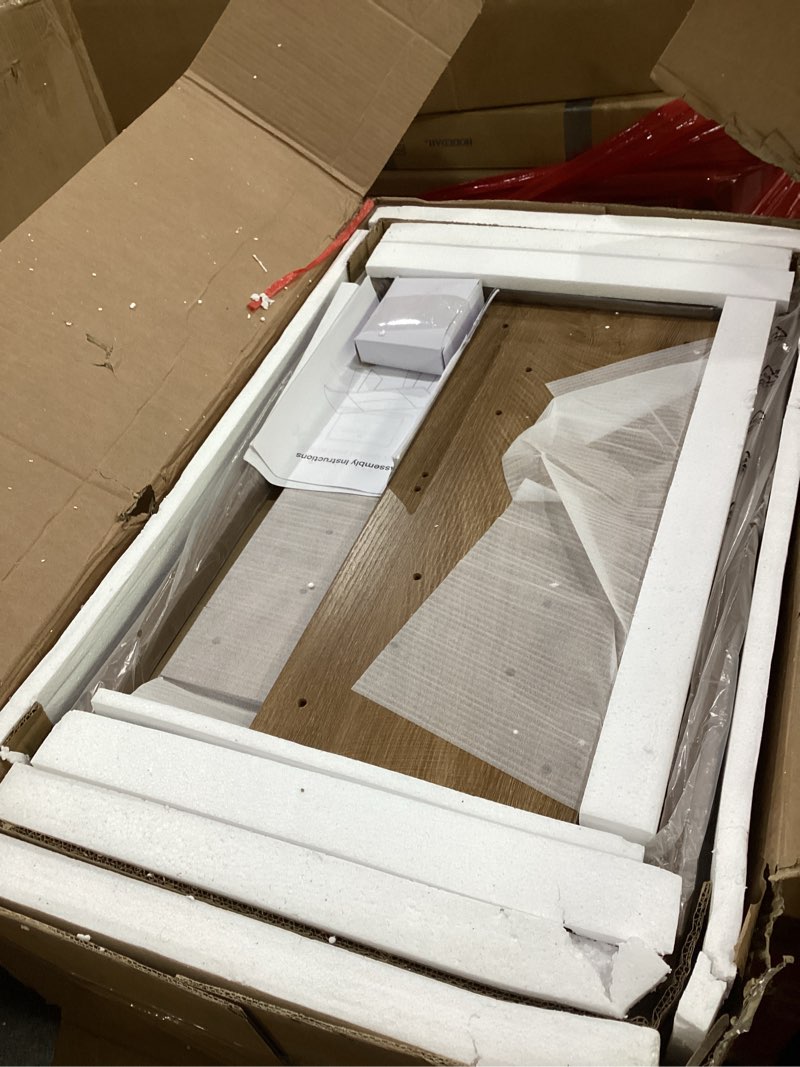 tribesigns 63-inch executive desk, large office computer desk with double pedestal, modern simple wo