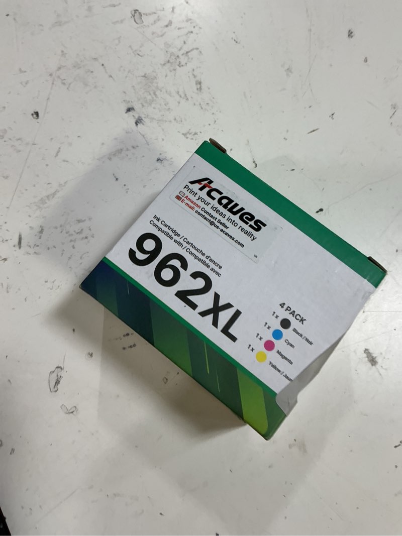 Condition photo showing New/Like New for 962xl ink cartridges combo pack hp962xl/962 ink cartridges combo pack for hp ink 962xl combo pack hp962xl use with hp officejet pro 9010 9015 9018 9020 9025 printers, 4 pack
