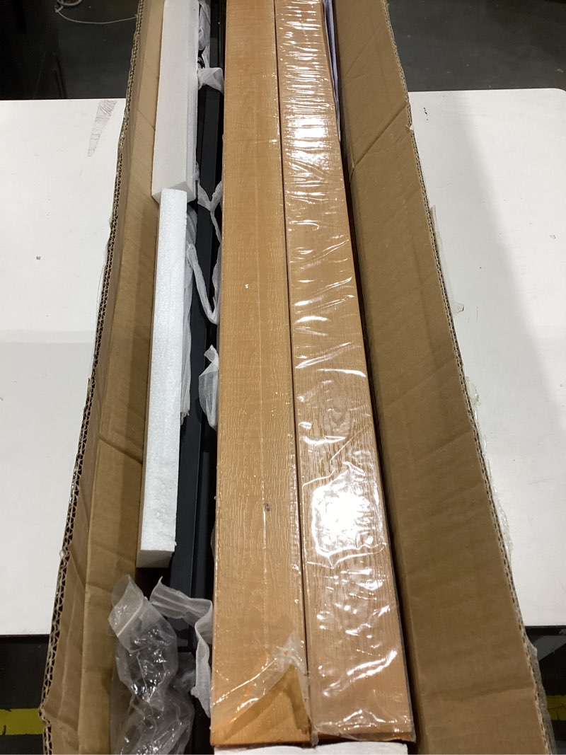 Condition photo showing Good Condition for metal air conditioner fence 2 panels - 40.27" w x 54.6" h outdoor privacy screen, no dig wooden privacy screen for ac unit, trash can, pool equipment, yard garden 40.27"x54.6"(2 panels) brown
