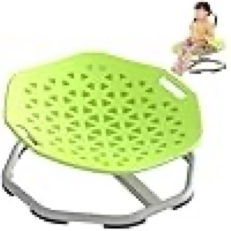 kidbloom spinning chair for autistic kids, upgrade handle sensory chair, autism & adhd chair, kid's furniture, autism sensory products for kids green diamond shape