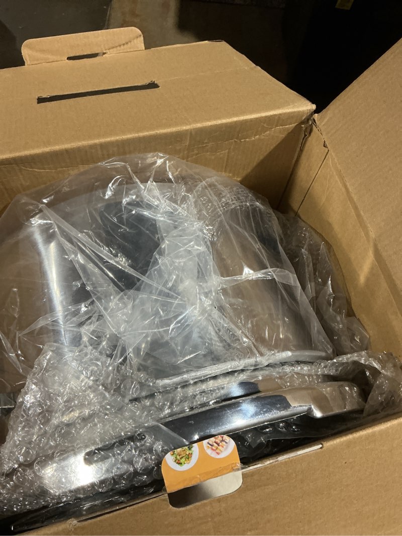 Condition photo showing Good Condition for BreeRainz 12 Quart Pressure Cooker, Aluminum Pressure Canner w/Cooking Rack for Steaming,Canning and Stewing, Silver