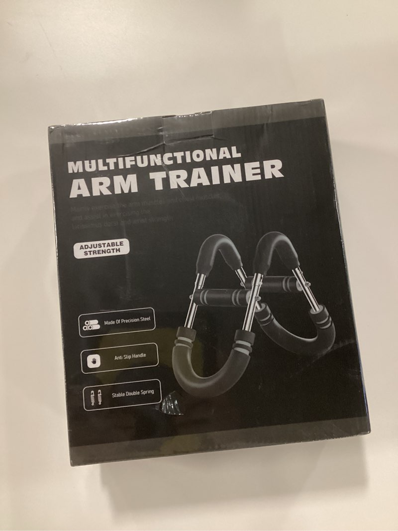 Condition photo showing New/Like New for Twister Arm Trainer, 40-100lb Adjustable Arm Trainer for Men, Arm Trainer with Chest Workout Equipment, Forearm Triceps Chest Enhanced Exercise Strengthener, Portable Gym Home Fitness Equipment Red