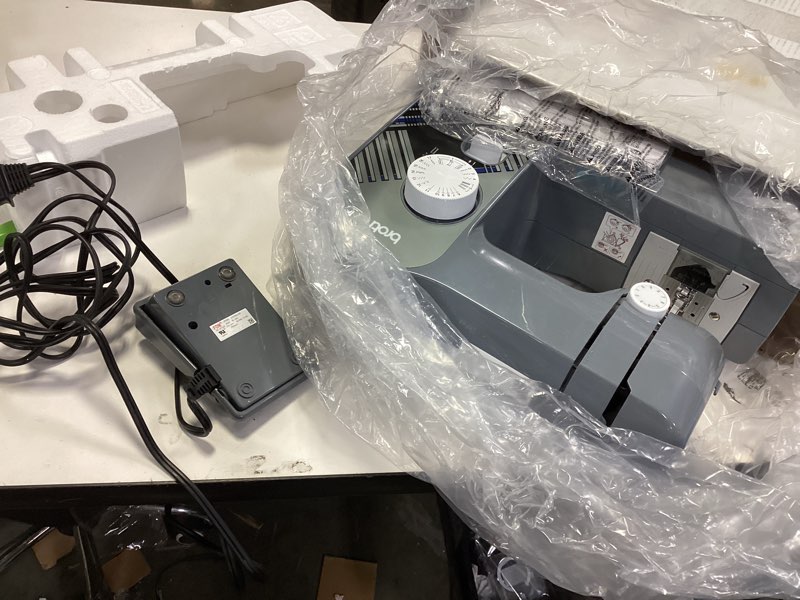 Condition photo showing Good Condition for Brother RLX3817G Full Size 17 Stitch Sewing Machine Grey,Refurbished