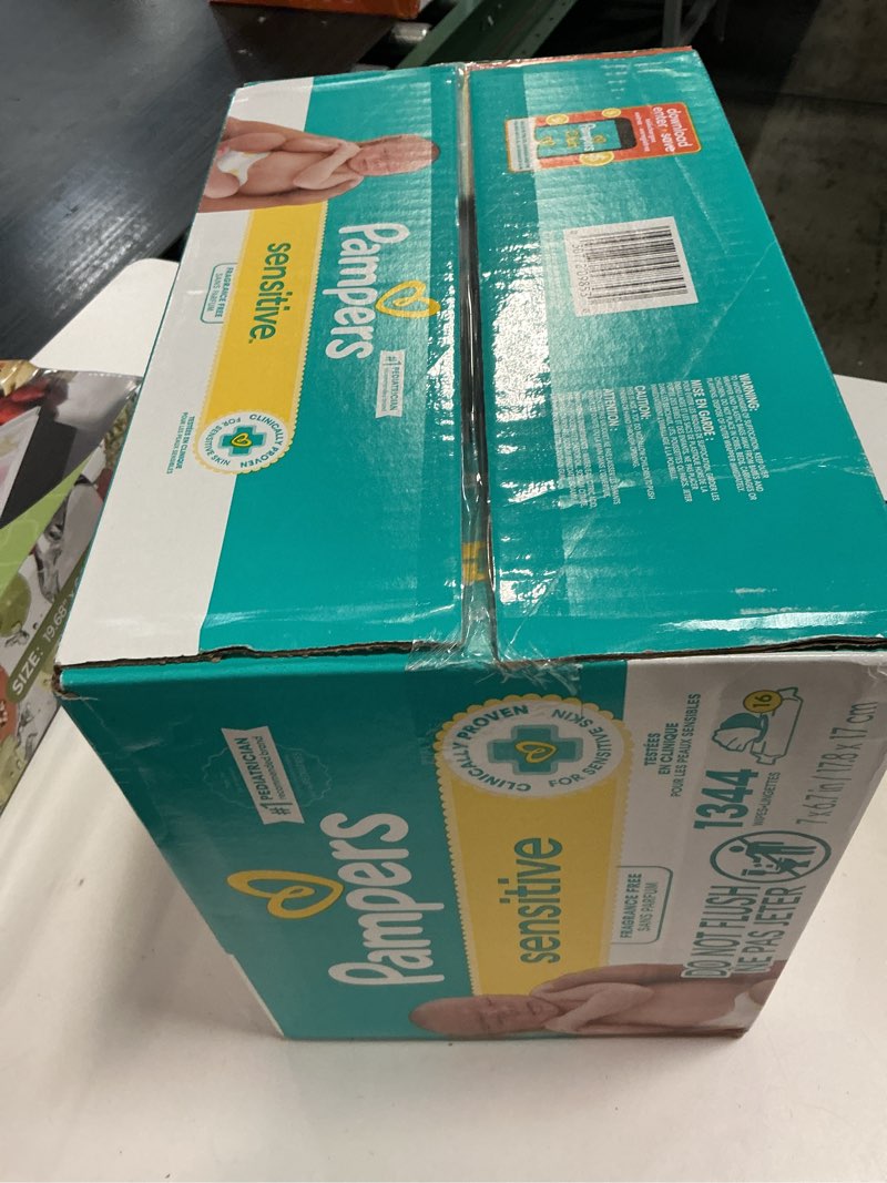 Condition photo showing New/Like New for Pampers Baby Wipes - Sens - 1344ct