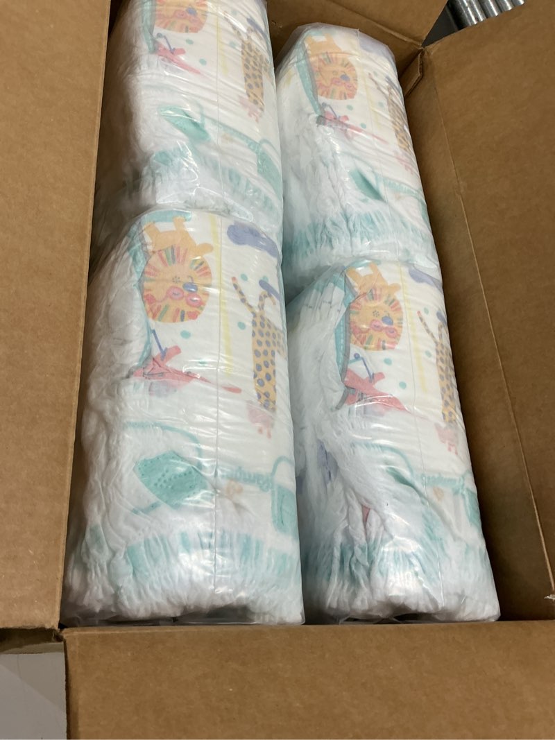 Condition photo showing New/Like New for Pampers Diapers - Cruisers 360 - Size 5, 128 Count, Babyproof up to 100% Leakproof Pull-On Diaper Size 5 128