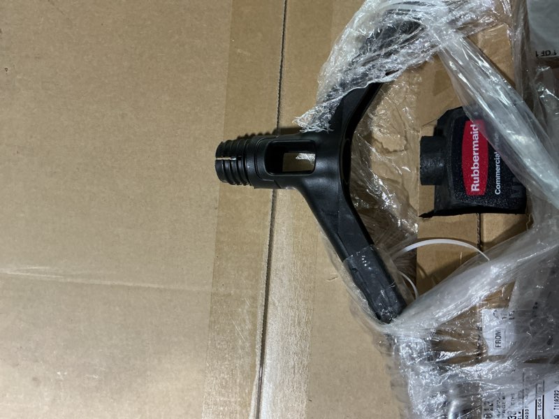 Condition photo showing Good Condition for rubbermaid commercial products maximizer 36\" push to center push broom medium bristles for indoor/outdoor multi-surface (brush only)