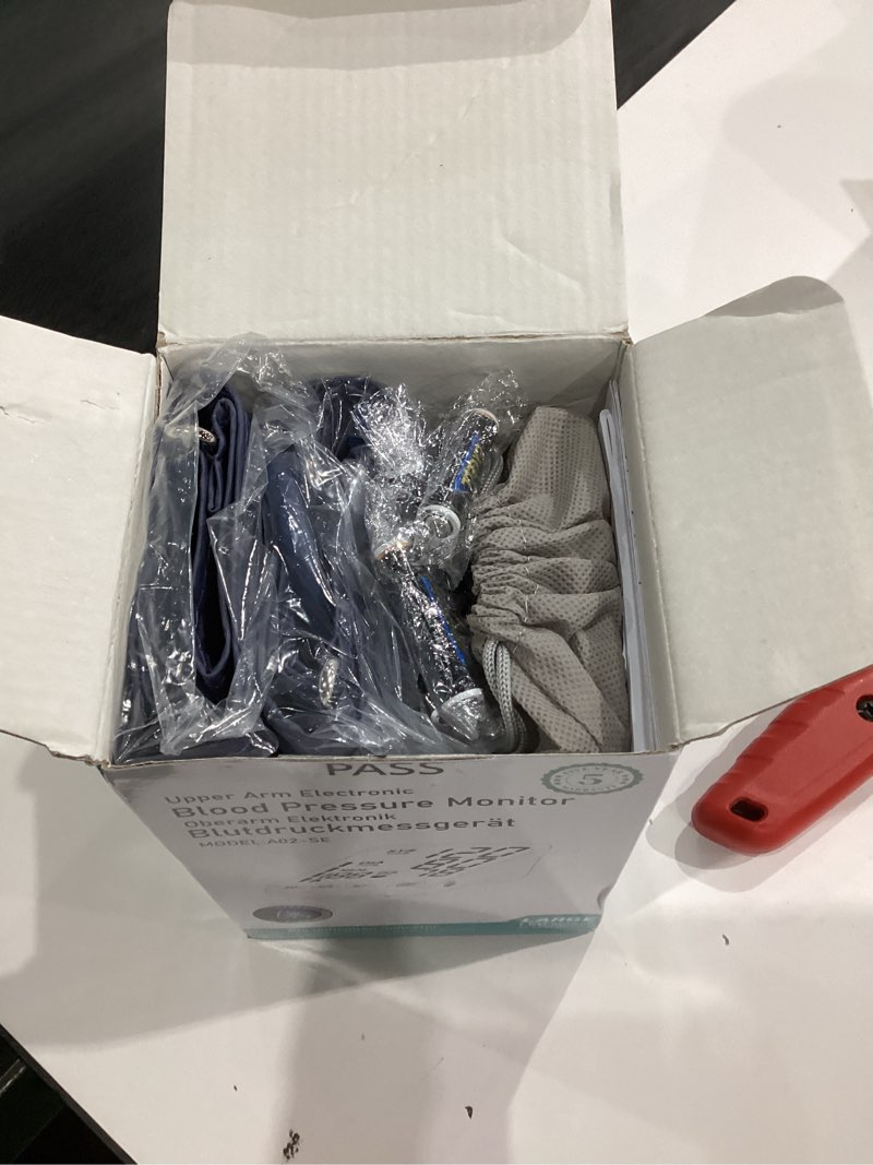 Condition photo showing New/Like New for Blood Pressure Monitor, Automatic Upper Arm Blood Pressure Monitors for Home Use, 2 Blood Pressure Machine Cuff(9-17in & 13-21in) with Large LED Backlit Display, 3x199 Reading Memory Users White